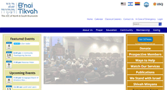 Desktop Screenshot of bnaitikvah.org