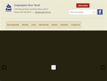 Tablet Screenshot of bnaitikvah.net